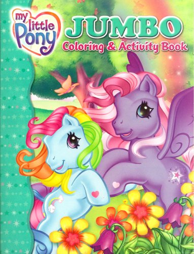 Childrens Toyshop  Toys : My Little Pony Jumbo Coloring & Activity Book ~ StarSong & Rainbow Dash