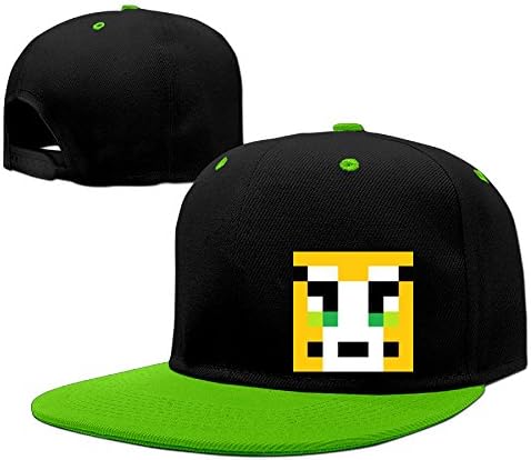 Youth REBORN Stampy Cat Face Logo Hats Caps KellyGreen