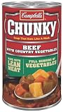 Campbell's Chunky Beef with Country Vegetables, 50-Ounce Cans (Pack of 6)