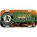 Oakland Athletics - Field High Def License Plate MLB Pro Baseball