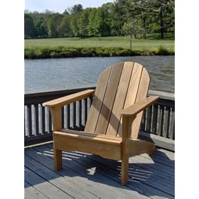 Teak Adirondack Chair by Patio Depot
