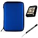 Blue Slim Stylish Hard Cover Nylon Protective Carrying Case Folio for Pandigital Novel 7 Color Multimedia eReader + Indlues a 4-Inch Determination Hand Strap