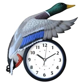 Company's Coming! CLK-006 Duck Wall Clock