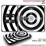 DJ Hero Skin Bullseye Black and White fit XBOX 360 and PS3 (DJ HERO NOT INC ....