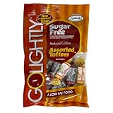 GOLIGHTLY Sugar-Free Candy, Assorted Toffees, 3.5-Ounces (Pack of 12)