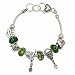 Green Farm Gardener Theme Charm Bracelet Fashion Jewelry