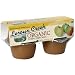 LeRoux Creek Organic Apple Sauce, Golden, 4-Ounce, 4-Count Cups (Pack of 6)