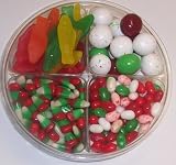 Scott's Cakes 4-Pack Christmas Mix Jelly Beans, Reindeer Corn, Christmas Malt Balls, & Swedish Fish