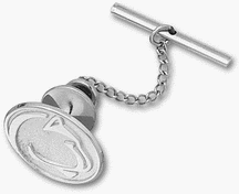 Penn State Nittany Lions 1/2 Lion Head Tie Tac - Sterling Silver Jewelry