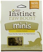Nature's Variety Instinct Raw Boost Grain Free Chicken Formula Freeze Dried Minis Cat Treats, 2.25 oz. Bag
