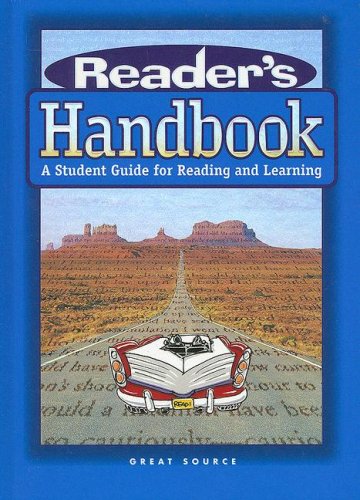 Reader's Handbook: A Student Guide for Reading and Learning (Great Source Reader's Handbooks)