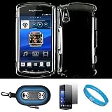 Clear 2 Piece Crystal Hard Snap On Protector Case for Sony Ericsson XPERIA Play (Playstation Phone) Android Mobile Phone + INCLUDES!!! Navy Blue Portable Multi Purpose Case with Built in Audio Speakers + INCLUDES!!! SumacLife TM Wisdom Courage Wristband 51Gkwf%2Be1hL. SL160 Clear 2 Piece Crystal Hard Snap On Protector Case for Sony Ericsson XPERIA Play (Playstation Phone) Android Mobile Phone + INCLUDES!!! Navy Blue Portable Multi Purpose Case with Built in Audio Speakers + INCLUDES!!! SumacLife TM Wisdom Courage Wristband
