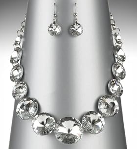 Circular Bead Sparkle Necklace 