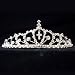 Crystal Rhinestone Royal Communion Flower Girls Tiara Headpiece