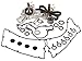 Evergreen TBK195VCT Compatible With Mitsubishi 3000GT 3.0 DOHC Timing Belt Kit Valve Cover Gasket Water Pump
