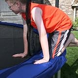 Skywalker 12-Feet Round Trampoline with Enclosure, Red