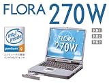 初心者最適★日立ノートパソコン FLORA 270W NB2 Intel Celeron 2.4GHz/512MB/30GB/XP/セキュリティソフト/安心年間保証