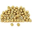 Bali Tube Spacer Beads Gold Plated 3.5mm Approx 60Pcs