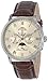 Lucien Piccard Men's LP-10527-020 Moubra Champagne Dial Brown Leather Watch