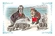 Art Poster, Through the Looking Glass: Walrus, Carpenter and Oysters - 20x30