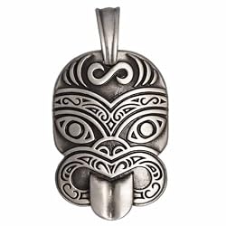 BICO AUSTRALIA JEWELRY (E304) BICO TIKI - GUIDE TO THE OPEN WORLD - Comes with a Generic 18 inch (to 20in) Adjustable 4mm Black Rubber Necklace.