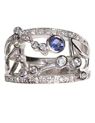 Collection "Constellation Capricorn", 18k White Gold, Ruby, Natural White Diamonds