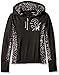 Reebok Girls' Big Geo Reflect 1/2 Zip Hoodie