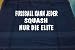Fußball kann jeder, Squash nur die Elite; Handtuch Sport, dunkelblau