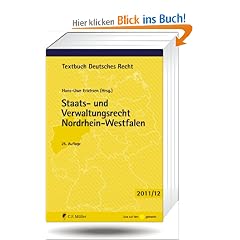 Staats- und Verwaltungsrecht Nordrhein-Westfalen (Textbuch Deutsches Recht)