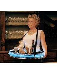 Buy Walk About Neon Clear Acrylic Serving Tray - Rechargeable Battery Pack: Purple