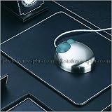 Black Leather Mouse Pad