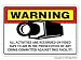 51GlHv7z5LL. SL75  SECURITY CAMERA SIGNS  Sign burglar video warning