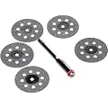 SE Diamond Cutting Disc - 5 Pc Set (1/8 Shank)
