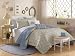 Laura Ashley Carlie Full/Queen Quilt, Blue Laura Ashley Carlie Full/Queen Quilt, Blue