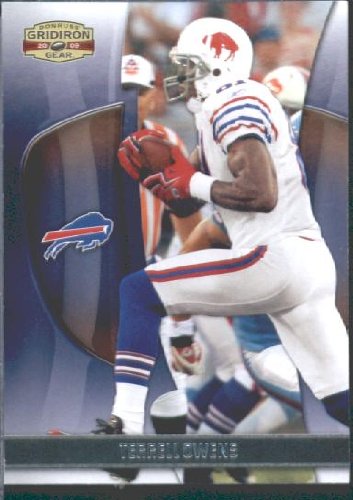 2009 Donruss Gridiron Gear Football Card # 90 Terrell Owens Buffalo Bills Mint Condition- Shipped In Protective Screwdown Display Case!