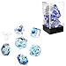 Chessex CHX27466 Dice-Nebula Dark Blue/White Set
