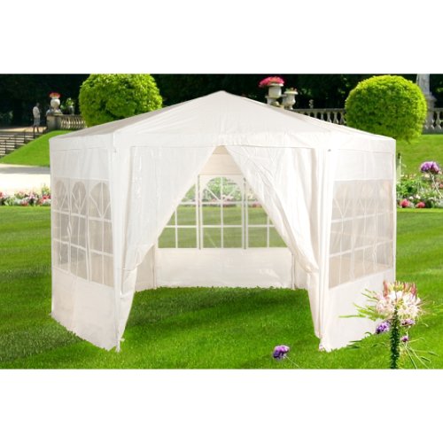 Pavillon 6 Eck Partyzelt + 6 Seitenteile Pavillon 6 Eck Partyzelt + 6 Seitenteile