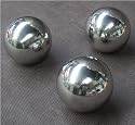 3 x 7cm Floating Stainless Steel Sphere Pond Or Garden Decorative Ornament