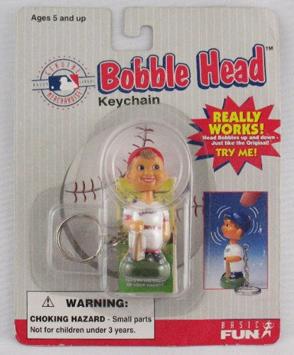 1997 MLB Baseball Texas Rangers Bobble Head Keychain