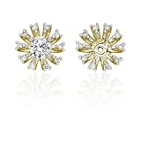 14K Yellow Gold 1/5 ct. Diamond Earring Jackets