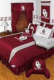 NCAA Oklahoma Sooners - 4pc BEDDING SET - Twin/Single Size