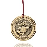 Handmade US Marines Ornament by Wendell August Forge