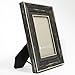 Lawrence Frames Weathered Decorative Picture Frame, 5 by 7-Inch, Black