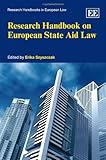 Research handbook on European state aid law