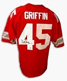 Archie Griffin Autographed Ohio State Buckeyes Red Jersey with 74/75 H Inscription