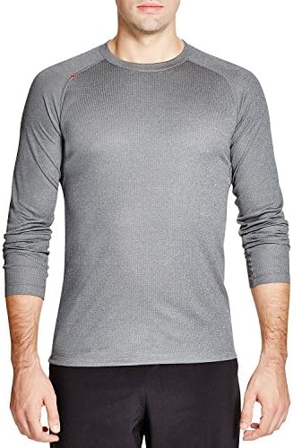 Rhone Men's Endurance Long Sleeve Active Tee, Iron Gate, Large