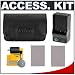 Nikon 5813 Leather Carrying Case/Bag with (2) Spare EN-EL5 Batteries & Charger Kit for P3, P4, P5000, P5100 & P6000 Digital Cameras