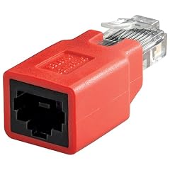 CAT.5e Crossover Adapter 2x RJ45 Buchse/Stecker, rot