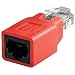 CAT.5e Crossover Adapter 2x RJ45 Buchse/Stecker, rot