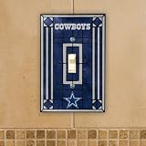 Dallas Cowboys - NFL Art Glass Single Switch Plate Cover